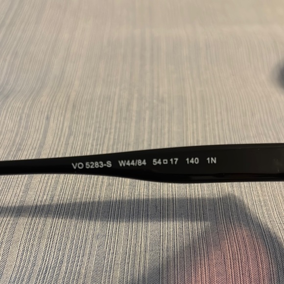 Vogue Black Frames with Rose-Tinted Lenses - Picture 4 of 5